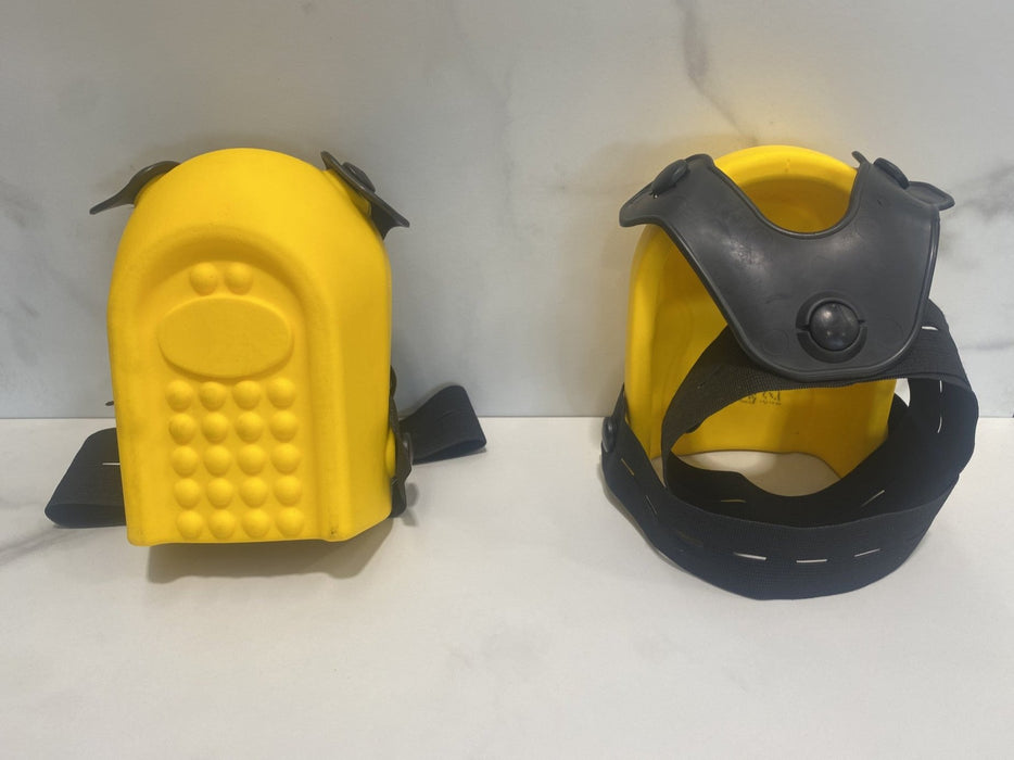 Yellow Square Knee Pads - Pair