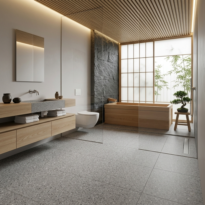 Terraz Grey Matt 600x600