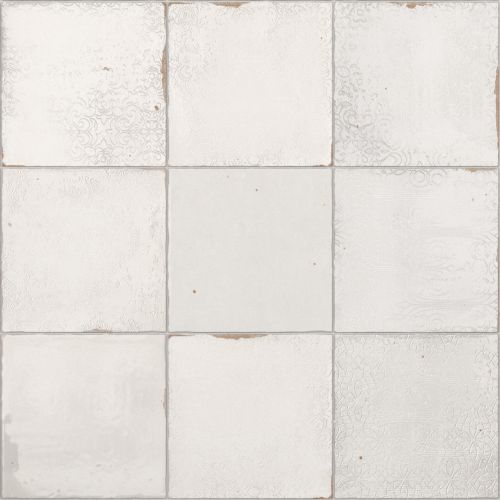 Zellige White Gloss Decor 125x125