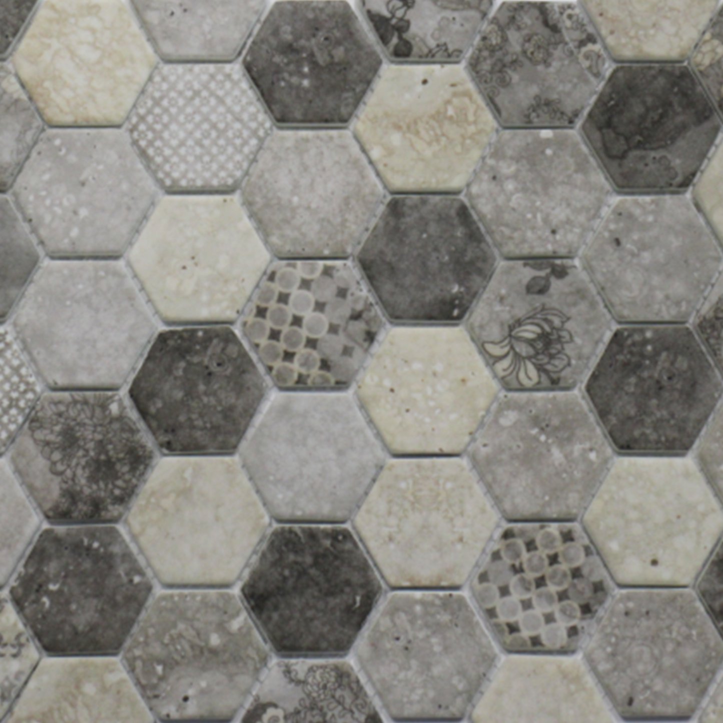 Glasstone Biscotti Design Hexagon Mosaic 300x300